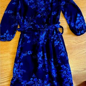 Beautiful blue dress.